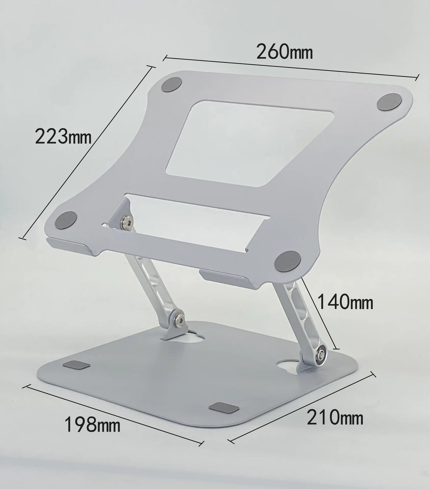 Adjustable Folding Aluminium Tablet Stand – Small