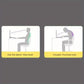 Set of 2 Mini Adhesive Laptop Riser Stands – 10 to 18 Inch