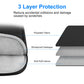 Padded Laptop Sleeve with Soft Lining and Zipper – 11, 13, 15 and 16 Inch