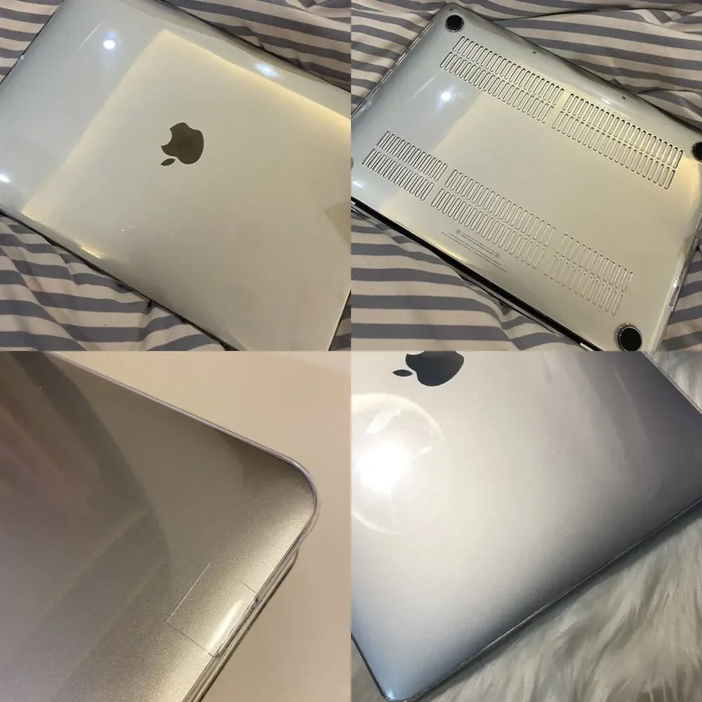 Clear Hard Shell Case Compatible with MacBook Air and MacBook Pro – 13 to 16 Inch