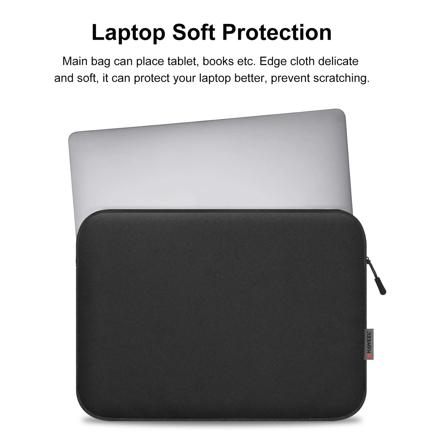 Padded Laptop Sleeve with Soft Lining and Zipper – 11, 13, 15 and 16 Inch