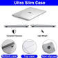 Clear Hard Shell Case Compatible with MacBook Air and MacBook Pro – 13 to 16 Inch